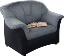 DOMO collection Sessel Flores | Schwarz