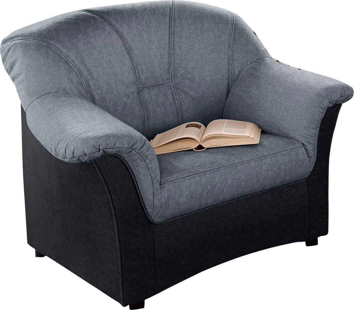 DOMO collection Sessel Flores | Schwarz