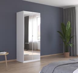 rauch Drehtürenschrank Reflect | Weiß