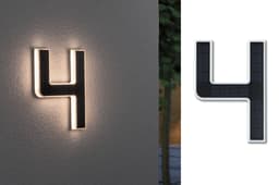 Paulmann Solar Hausnummer Leuchte | Schwarz