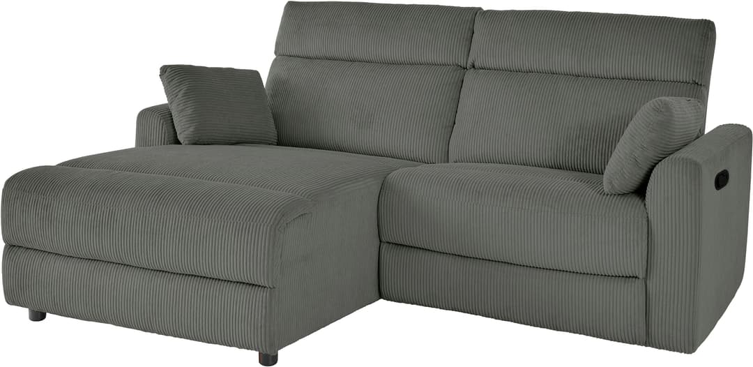 OTTO home Ecksofa JENNA L-Form, 209cm | Grau