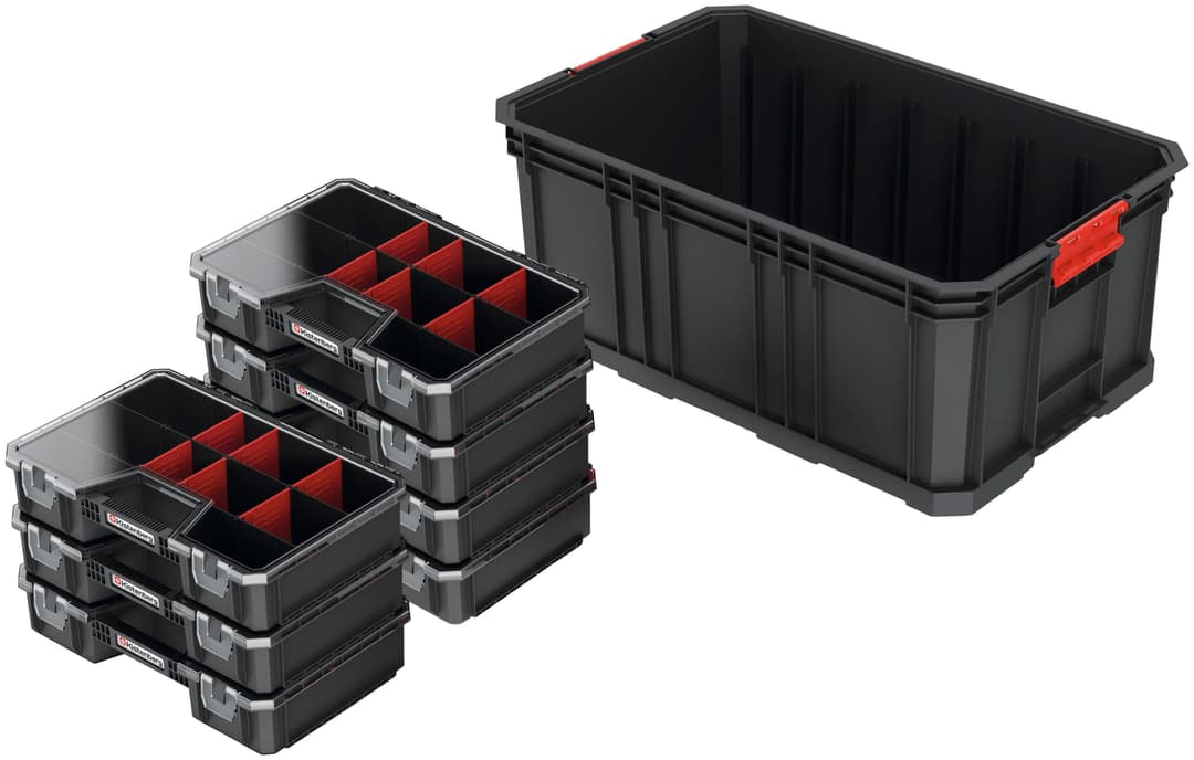Prosperplast Werkzeugbox MODULAR SOLUTION | Schwarz