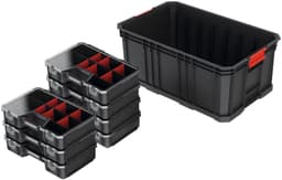 Prosperplast Werkzeugbox MODULAR SOLUTION | Schwarz