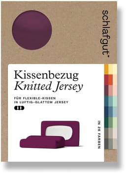 Schlafgut Kissenbezug Pure | Lila