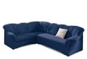 DOMO collection Ecksofa Papenburg | Blau