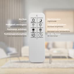 B.K.Licht LED Deckenleuchte BKL1440 | Silber