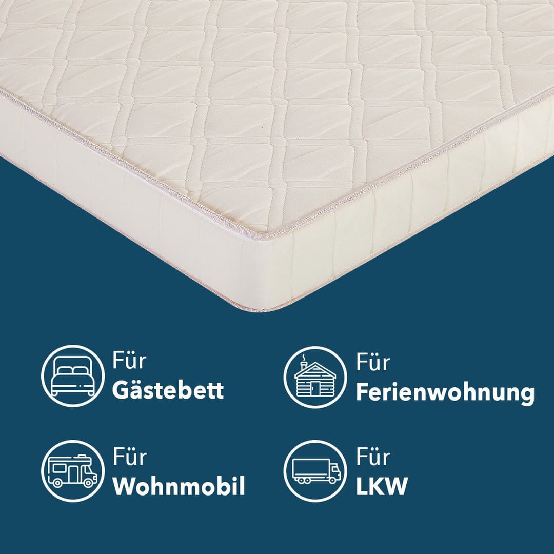 Komfortschaummatratze Basic Einsteiger | Weiß