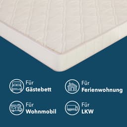 Komfortschaummatratze Basic Einsteiger | Weiß