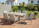 KONIFERA Garten-Essgruppe Edessa | Beige