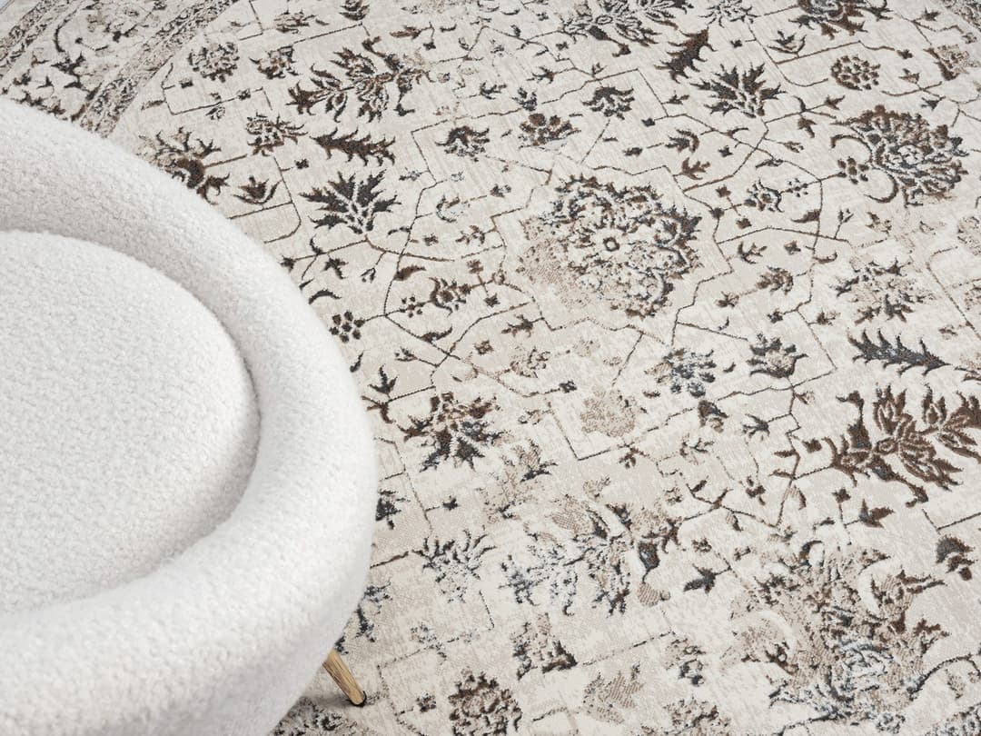 the carpet Teppich Mila | Beige