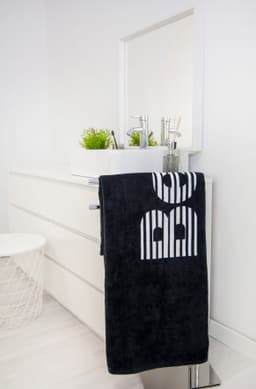Bench Strandtuch | Schwarz