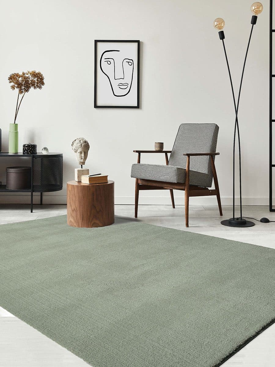 the carpet Teppich Relax | Grün