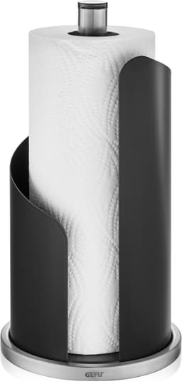 GEFU CURVE Küchenrollenhalter | Schwarz