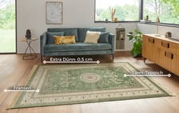 HANSE Home Teppich Antik Negar | Grün