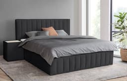 Home affaire Polsterbett Effy | Schwarz