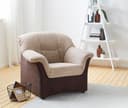 DOMO collection Sessel Sarafina | Braun 3