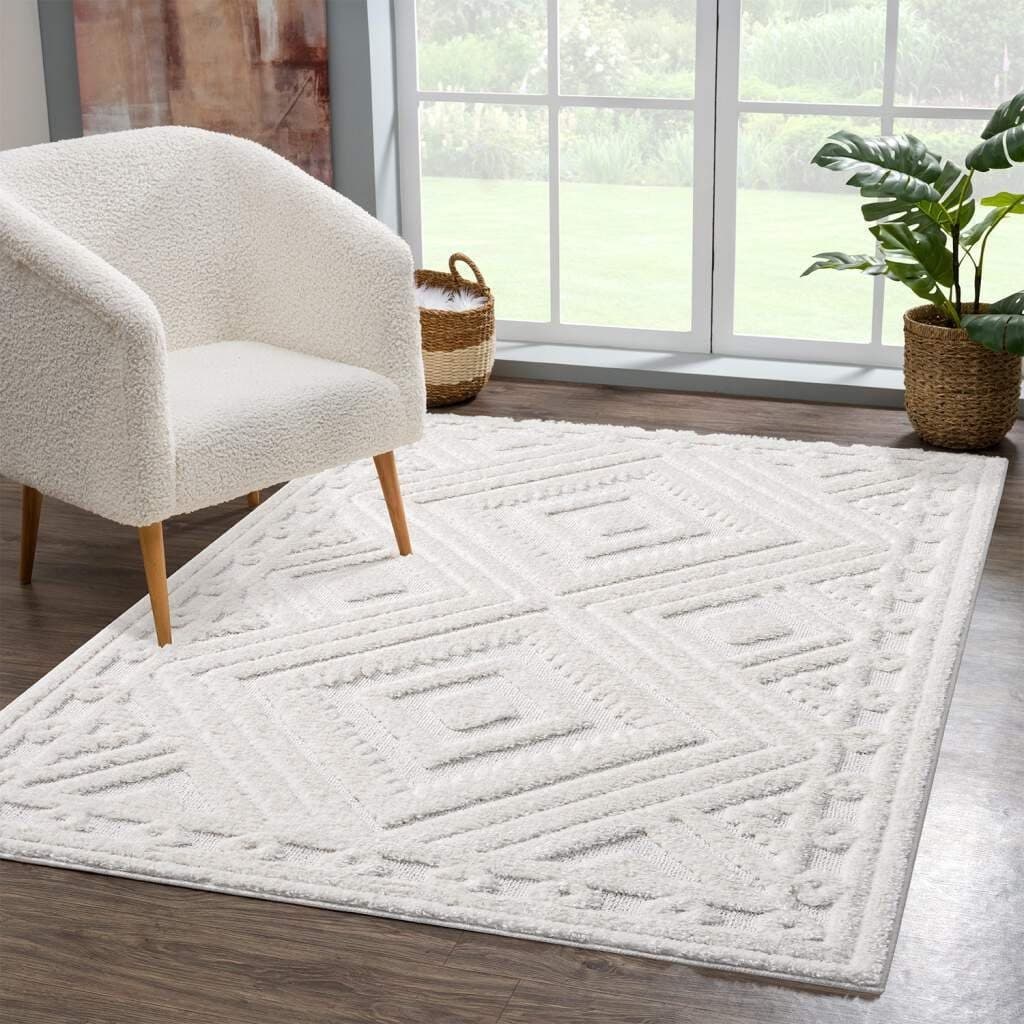 Carpet City Hochflor-Teppich FOCUS777 | Beige