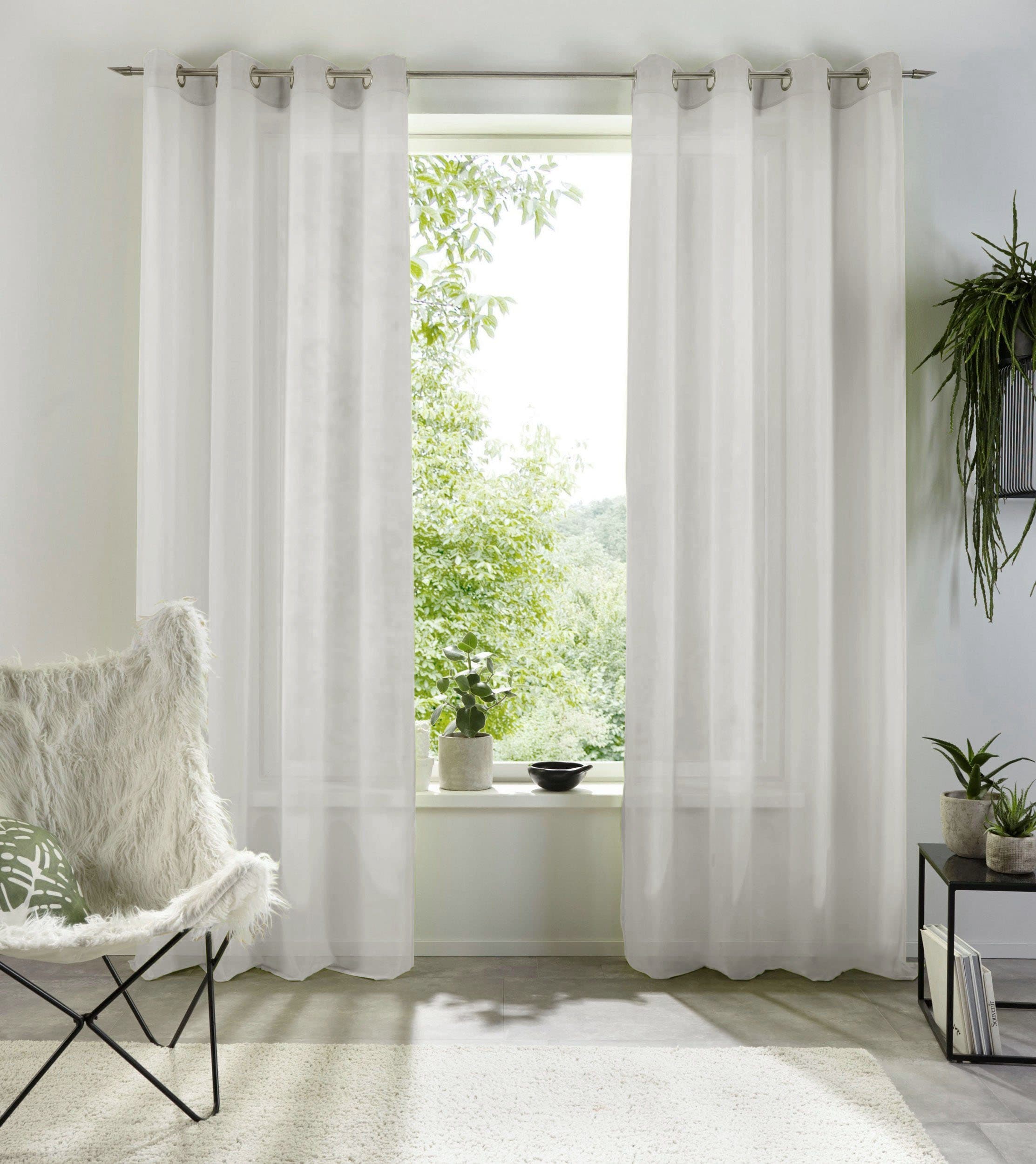 OTTO home Gardine XANA | Silber