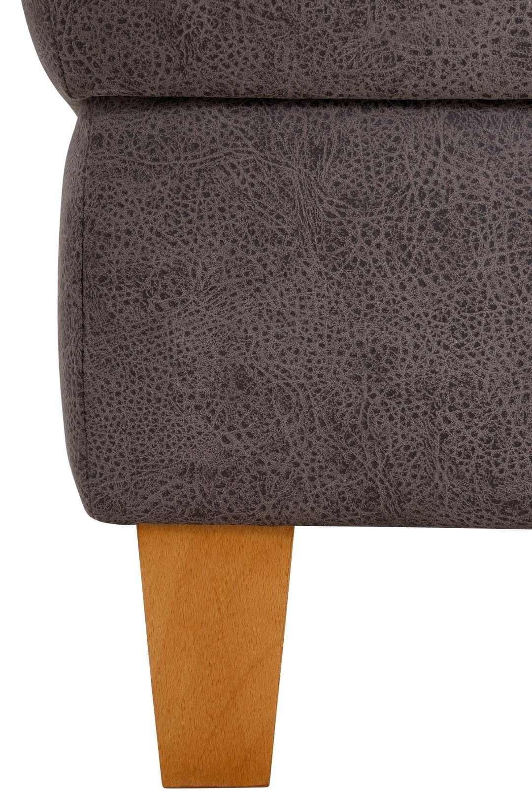 Home affaire Polsterhocker Palmera | Grau