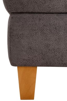 Home affaire Polsterhocker Palmera | Grau