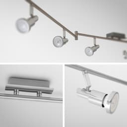 B.K.Licht LED Deckenspots | Grau