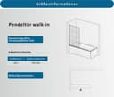 welltime Badewannenaufsatz | Schwarz 4