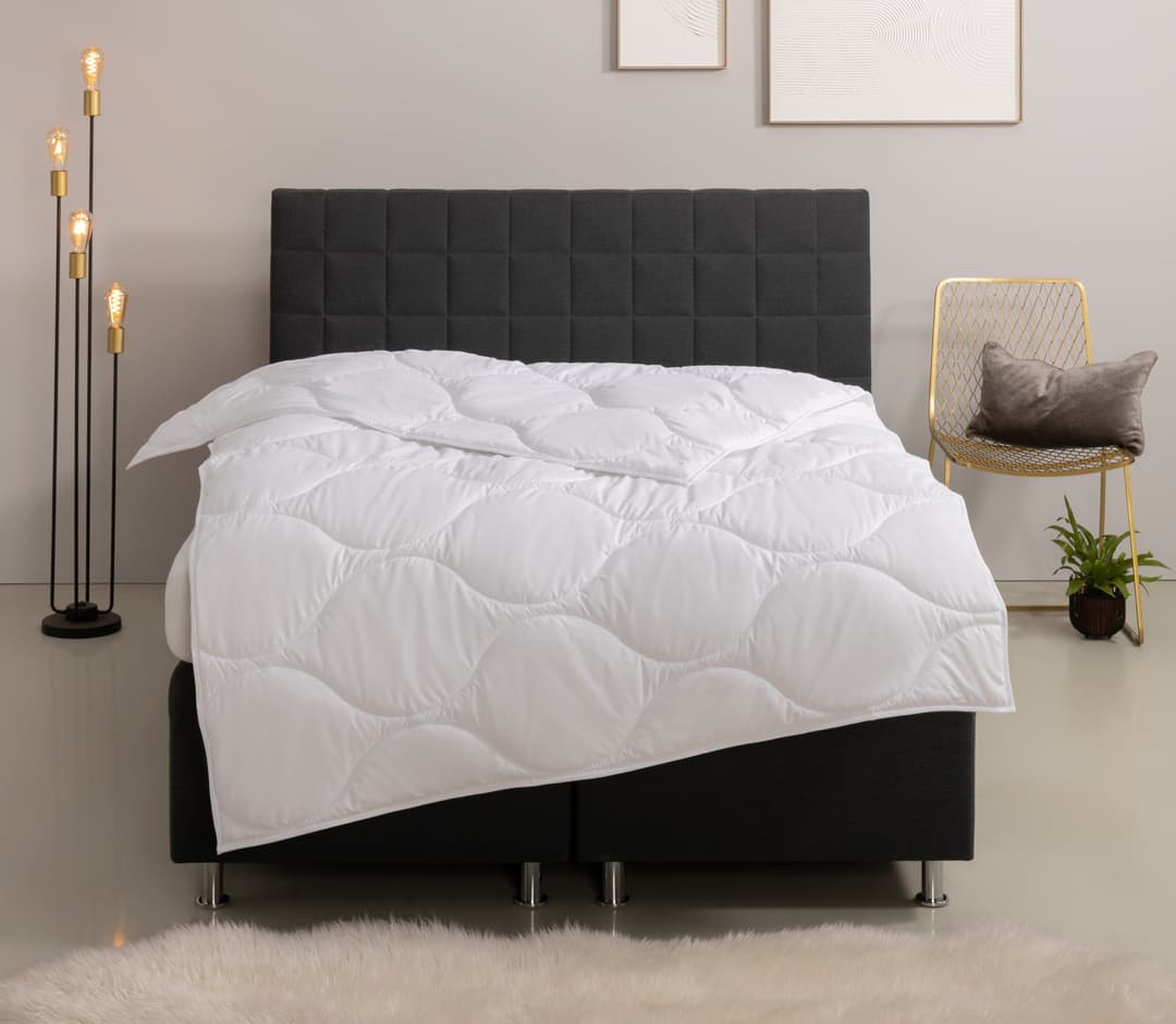 OTTO home Microfaserbettdecke Angly | Weiß