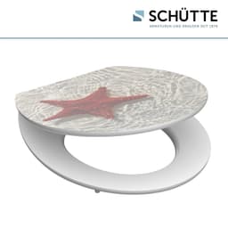 Schütte RED STARFISH WC-Sitz | Mehrfarbig