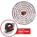 Einhell Akku-Stichsäge TE-JS 18/100 Li-Solo | Rot 2
