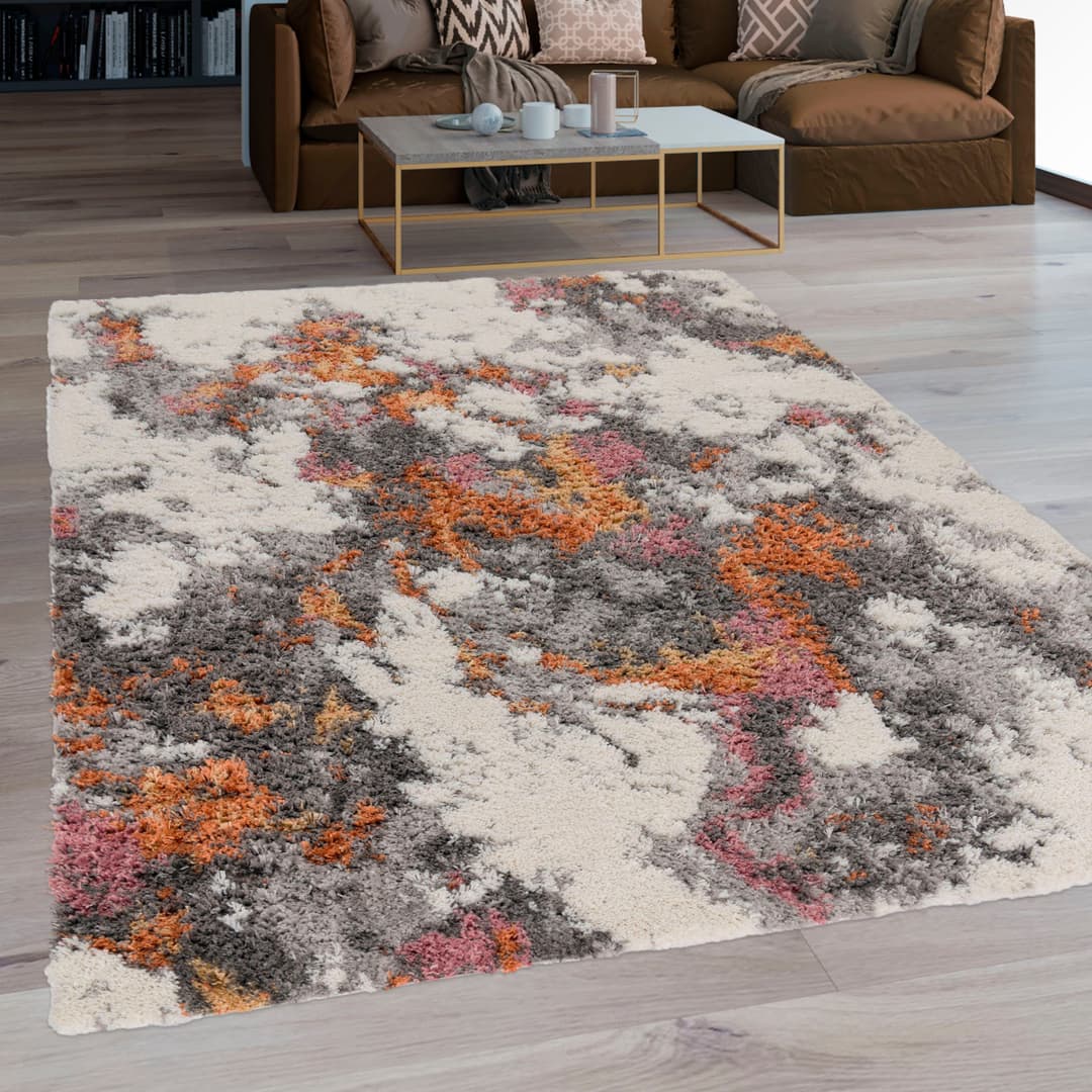Paco Home Vincenza 281 Hochflor-Teppich | Mehrfarbig