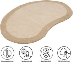 THEKO Wollteppich Gabbeh Super | Beige