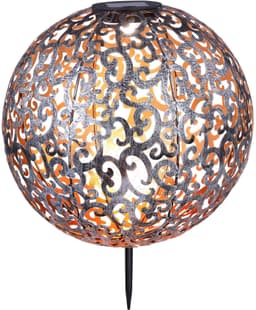 GLOBO LIGHTING LED Solarleuchte SOLAR | Silber