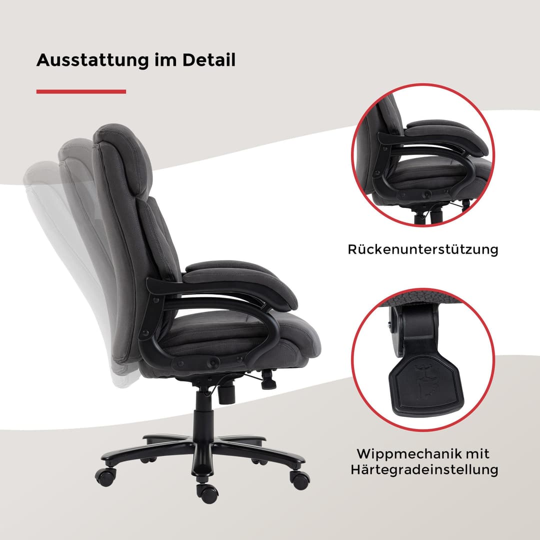 Duo Collection Chefsessel Ennio | Grau