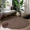 Sanat Hochflor-Teppich LOCA | Braun