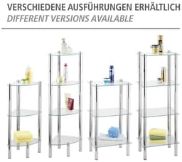 Wenko Eckregal Yago | Silber