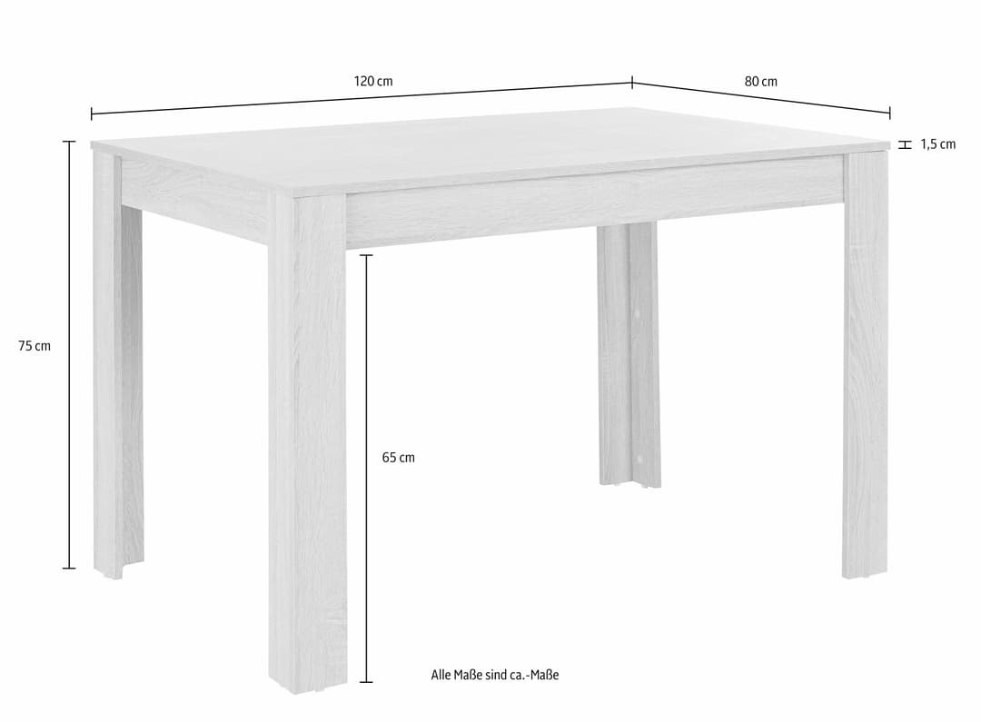 OTTO home Esstisch Meigh | Weiß