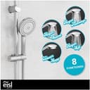 Eisl Stangenbrause-Set | Silber 4