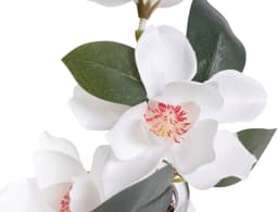 Kunstblume Magnolie im Glas | Weiß