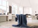 Biederlack Wohndecke Cotton Home | Blau 2