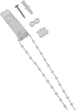 Seitenzugrollo Rollo-Kette | Weiß