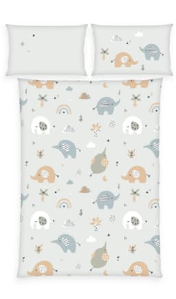Baby Best Babybettwäsche BabyBest Elephant | Grau