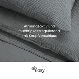 Oh cosy Bettwäsche Sally | Grau