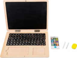 Small Foot Magnettafel Holz-Laptop | Holztöne