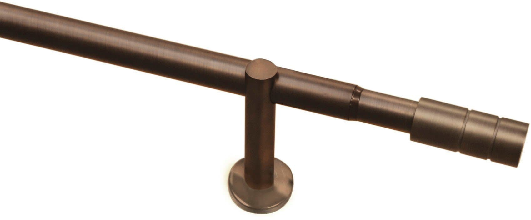GARDINIA Gardinenstange Set Metall 22/25 mm | Bronze