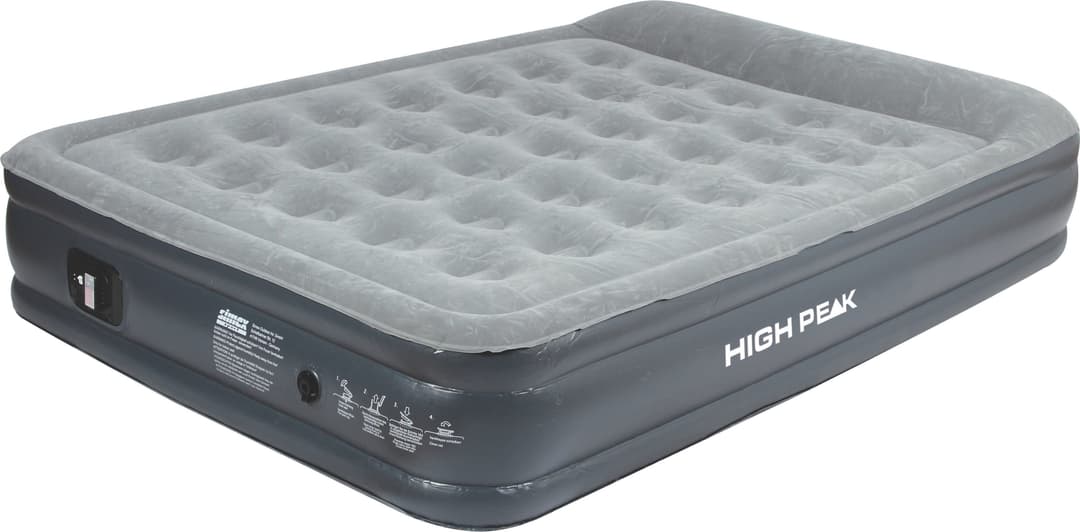 High Peak Luftbett Smooth Comfort Double | Grau