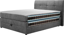 Home affaire Boxspringbett Finja | Schwarz