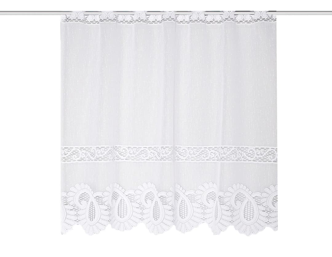 HOME WOHNIDEEN Gardine LEONORA | Weiß