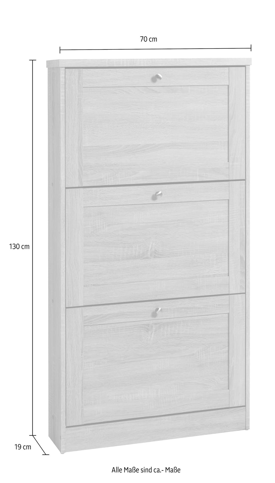 OTTO home Schuhschrank Heide | Holztöne