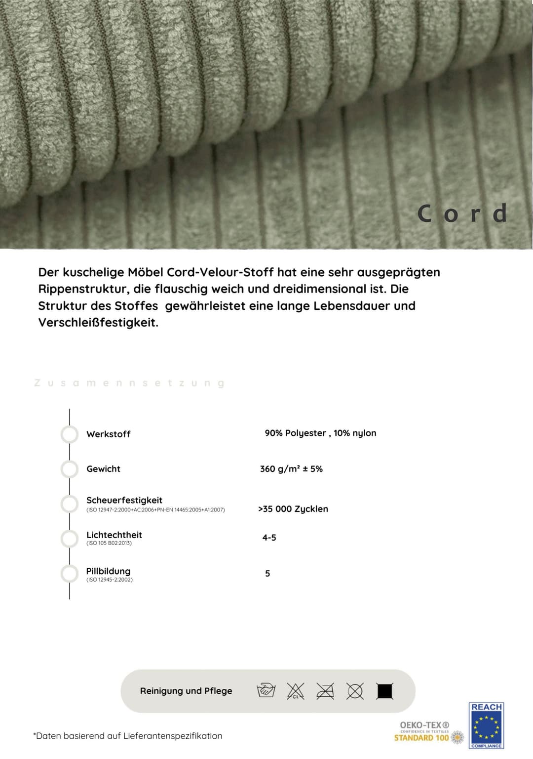 COLLECTION AB Wohnlandschaft Toni U-Form | Grün