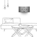 Artland Wanduhr Grauer Beton | Grau 3